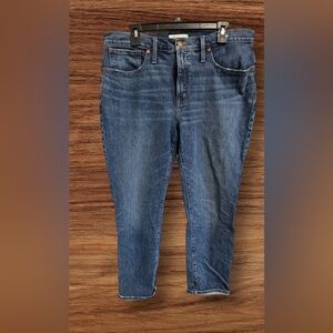 Like new! Madewell Tomboy Straight Leg High Waist Jeans SZ 31